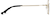 Side view of Geometric Glasses 157721 in Black thumbnail