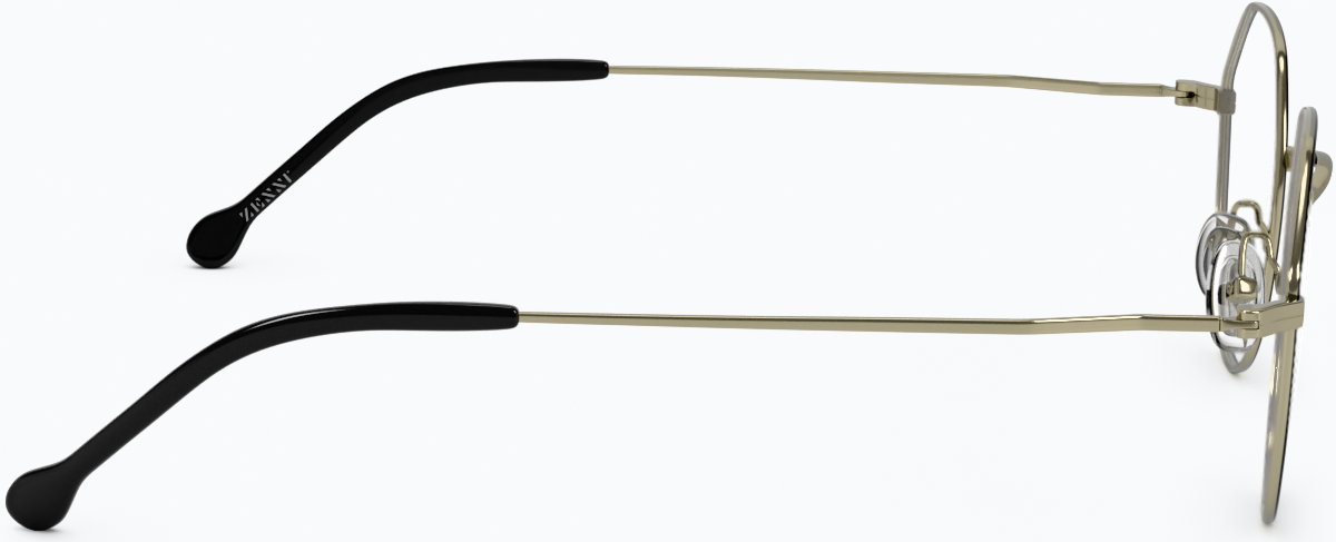 Side view of Geometric Glasses 157721 in Black thumbnail