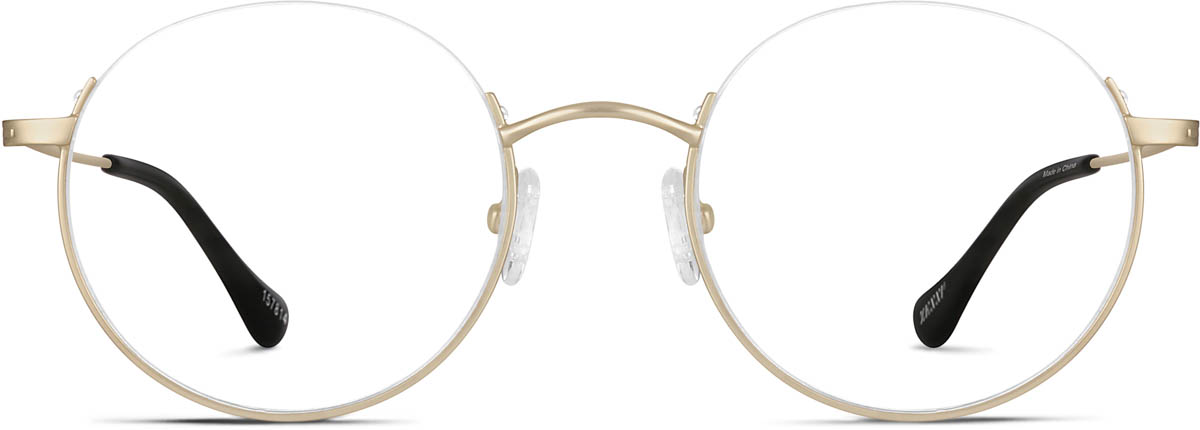 Gold Round Glasses