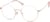 Angle view of Round Glasses 157819 in Pink thumbnail