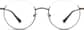 Front view of Round Glasses 157824 in Green thumbnail