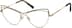 Cat-Eye Glasses 158014 in Gold
