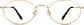 Front view of Road Trip Glasses 158214 in Gold thumbnail