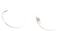 Angle view of Road Trip Glasses 158214 in Gold thumbnail