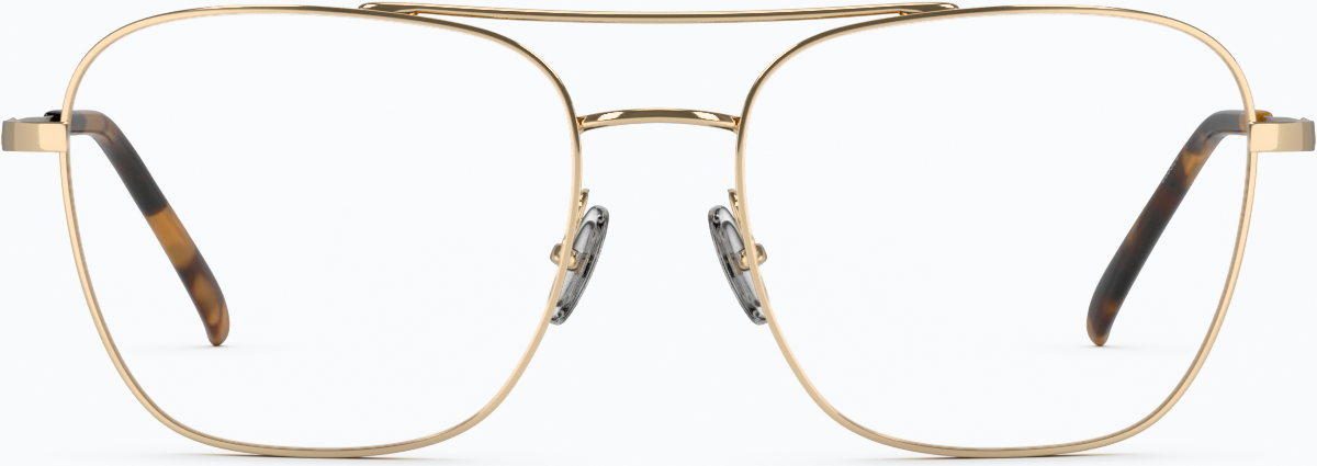 Front view of Unwind Glasses 158314 in Gold thumbnail