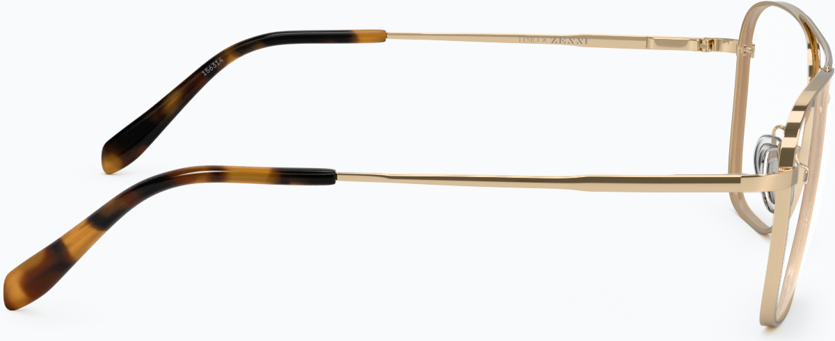 Side view of Unwind Glasses 158314 in Gold thumbnail