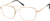 Angle view of Unwind Glasses 158314 in Gold thumbnail