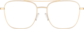 Front view of Unwind Glasses 158314 in Gold thumbnail