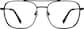 Front view of Unwind Glasses 158321 in Black thumbnail