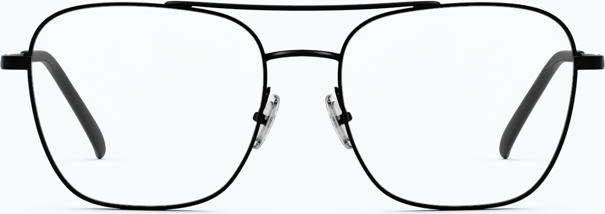 Front view of Unwind Glasses 158321 in Black thumbnail