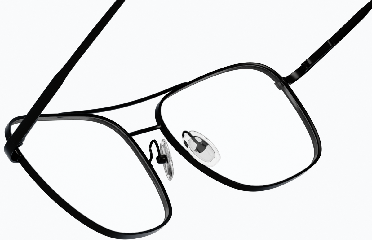 See-through view of Unwind Glasses 158321 in Black thumbnail