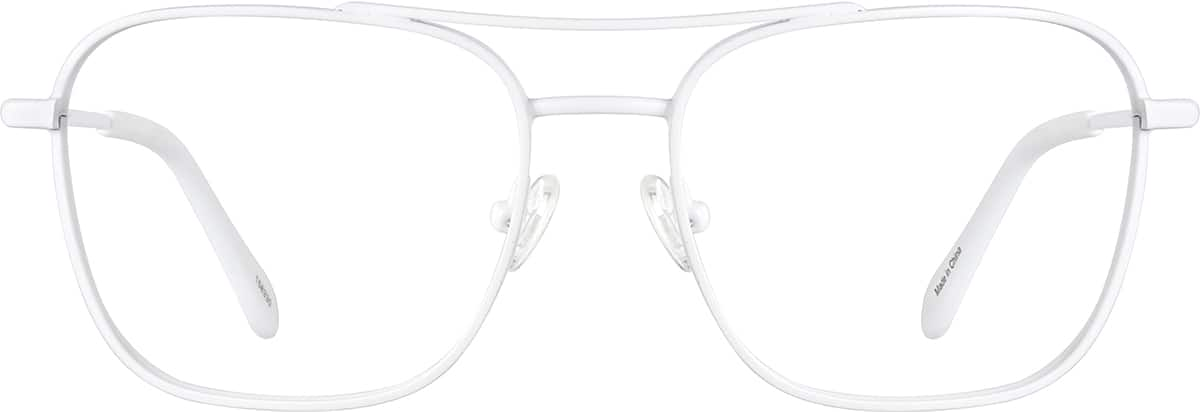 white glass goggles