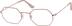 Geometric Glasses 158519 in Rose Gold