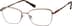 Rectangle Glasses 158615 in Copper