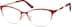 Cat-Eye Glasses 158718 in Red