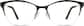 Front view of Cat-Eye Glasses 158721 in Black thumbnail