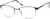Angle view of Browline Glasses 158916 in Navy thumbnail