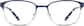 Front view of Browline Glasses 158916 in Navy thumbnail