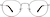 Front view of Round Glasses 159012 in Gray thumbnail