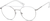 Angle view of Aviator Glasses 159330 in White thumbnail