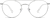 Front view of Aviator Glasses 159330 in White thumbnail