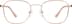 Square Glasses 159519 in Rose Gold