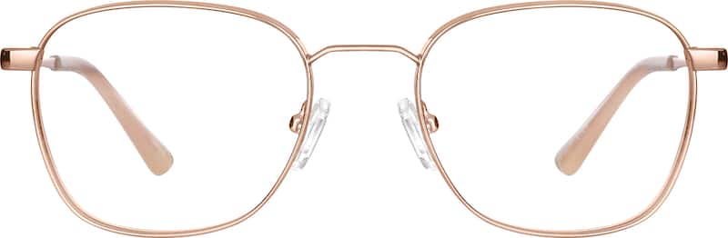 Rose Gold Square Glasses