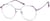 Angle view of Round Glasses 159717 in Purple thumbnail