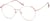 Angle view of Round Glasses 159719 in Rose Gold thumbnail