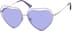 Premium Heart-Shaped Sunglasses 159817 in Lavender