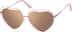 Premium Heart-Shaped Sunglasses 159819 in Pink