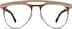 Aviator Glasses 159915 in Latte