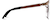Side view of Aviator Glasses 159915 in Latte thumbnail