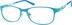 Oval Glasses 161116 in Blue