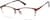 Angle view of Browline Glasses 161715 in Brown thumbnail