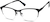 Angle view of Browline Glasses 161721 in Black thumbnail