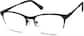Angle view of Browline Glasses 161721 in Black thumbnail