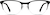 Front view of Browline Glasses 161721 in Black thumbnail
