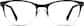 Front view of Browline Glasses 161721 in Black thumbnail