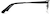 Side view of Browline Glasses 161721 in Black thumbnail