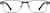 Front view of Rectangle Glasses 162012 in Gray thumbnail