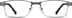 Rectangle Glasses 162012 in Gray