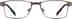 Rectangle Glasses 162015 in Brown