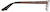 Side view of Rectangle Glasses 162015 in Brown thumbnail