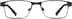Rectangle Glasses 162021 in Black