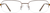 Front view of Rectangle Glasses 162515 in Brown thumbnail