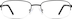 Rectangle Glasses 162521 in Black