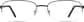 Front view of Rectangle Glasses 162521 in Black thumbnail