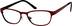 Oval Glasses 163018 in Red