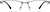 Front view of Rectangle Glasses 163112 in Gray thumbnail
